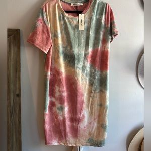 NWT three bird nest tie dye dress